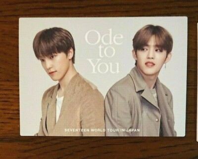 SEVENTEEN Ode to You Pair GROUP UNIT JAPAN Tour LTD Official Photo