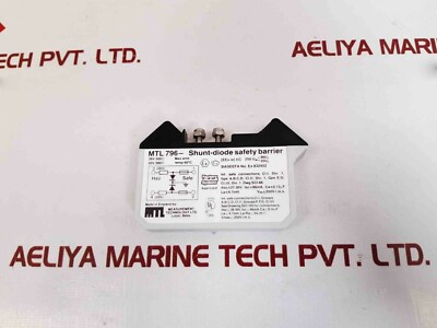 MEASUREMENT TECHNOLOGY MTL796 Shunt Diode Safety Barrier Module
