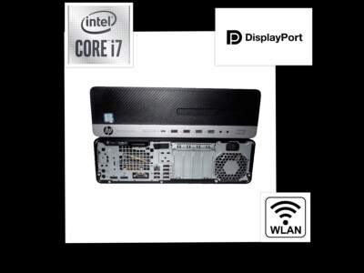 HP ELITEDESK 800 G3 SFF KOMPLETT PC i7 6700 16GB DDR4 256GB SSD W10 WLAN D-PORT