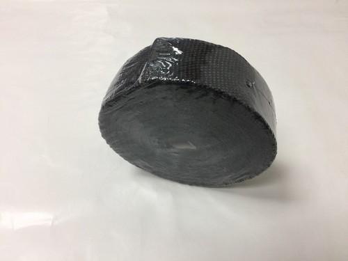 New 2" 50Ft 50' Roll Fiberglass Exhaust Fire Header Pipe Heat Wrap Tape Black - Picture 3 of 3