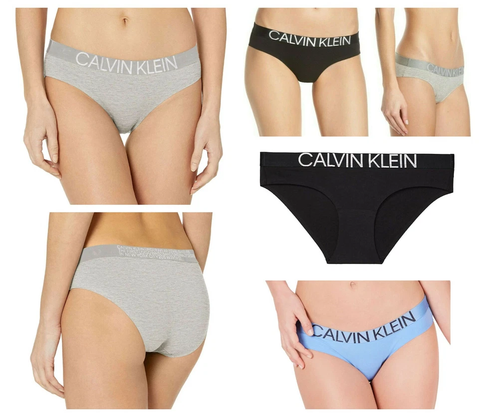 Paquete de 3 o 6 Tangas Calvin Klein Bikinis Panty LOTE MIXTO Algodón Malla Invisible Nuevo con Etiquetas Foto 4 de 4