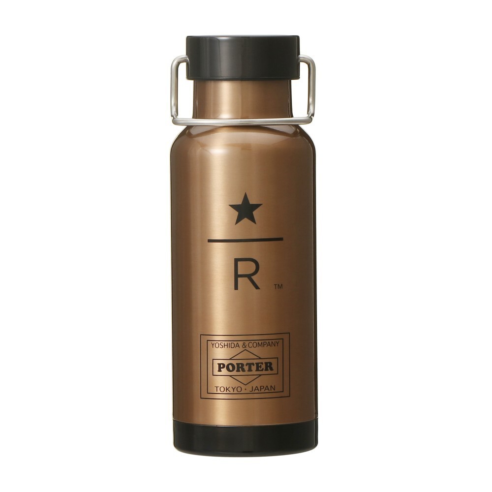 PORTER x Starbucks Reserve® stainless steel bottle black & copper set 473ml  new