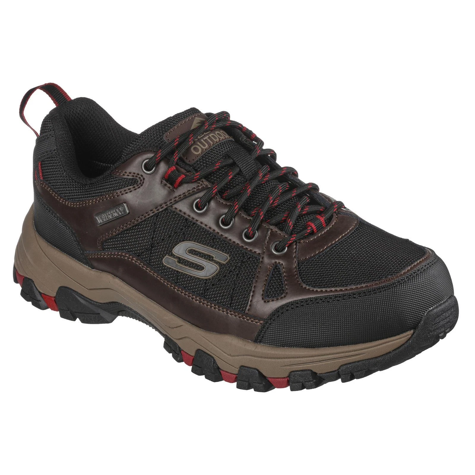 Skechers Mens Brown Walking Waterproof Shoes Selmen Cormack 204427/CHBK