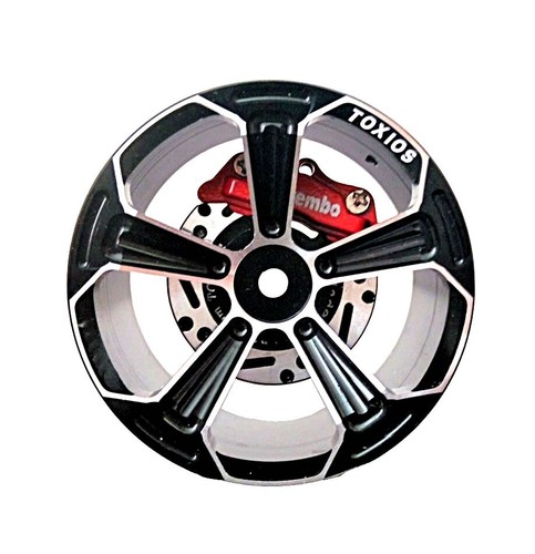 Aluminum Brake Disc Wheel Hub Set (4pcs) for 1:10 1/10 RC On Road Cars Crawlers - Picture 2 of 31