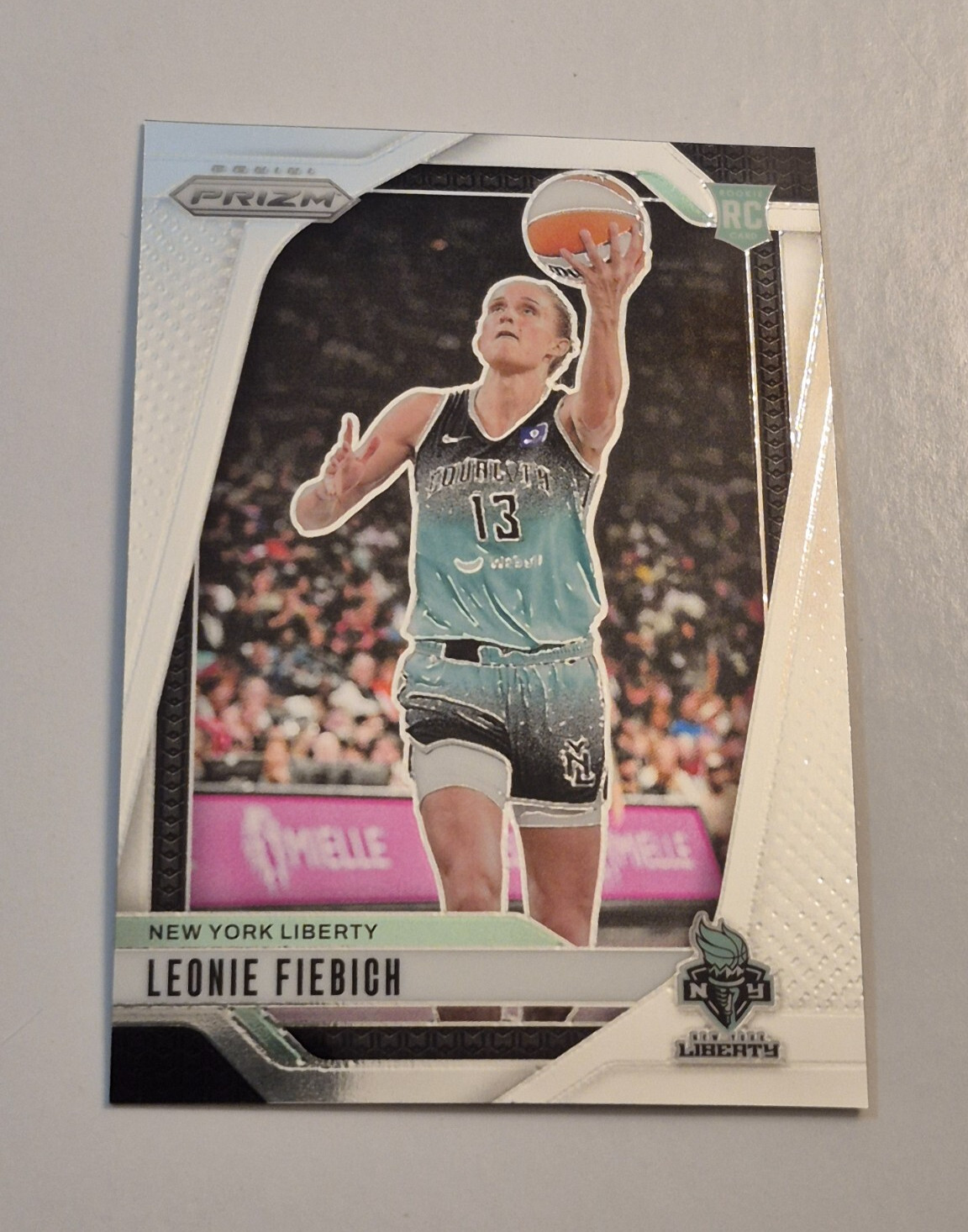 2024 Panini Prizm WNBA #30 Leonie Fiebich (RC) Liberty