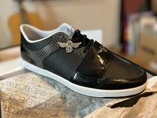 **RARE** Creative Recreation Cesario Lo Black Patent Snake Sz 11.5 New In Box