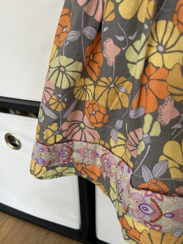 Matilda Jane Girl's 4 Shirt Tunic Top Yellow Blue Striped Flower Floral Ruffle - Picture 3 of 6