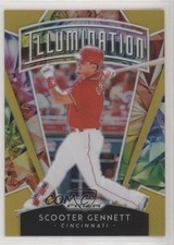 2019 Panini Prizm Illumination Gold Prizm 1/10 Scooter Gennett #I-6 5l1