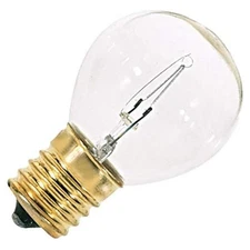 Satco S3621 115/125V Intermediate Base 10-Watt S11/N Light Bulb, Clear 