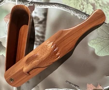 Beautifully Carved Tim Swift Two Sided Turkey Box Call