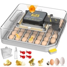 New Egg Incubator with Automatic Egg Turning and Humidity Control and Alarm, ...