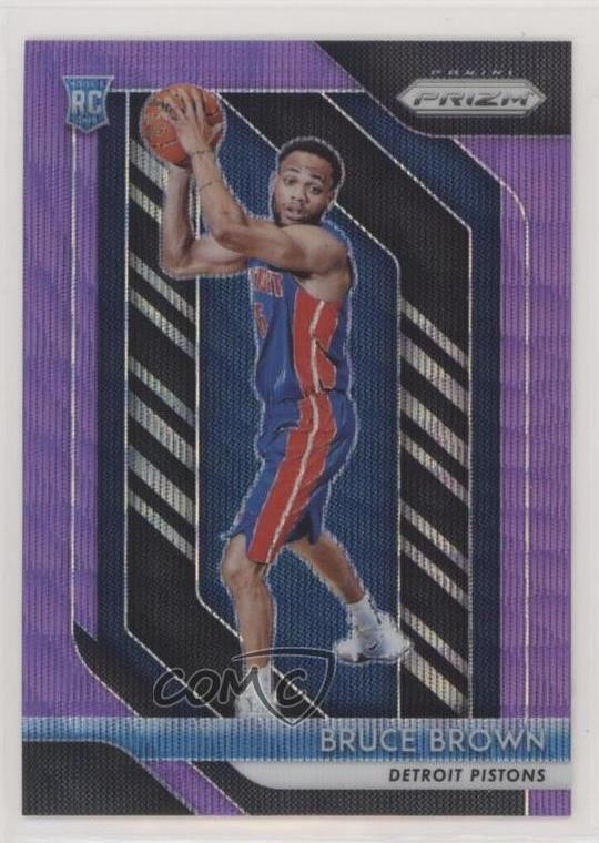 2018-19 Panini Prizm Purple Wave Prizm Bruce Brown #132 0c6