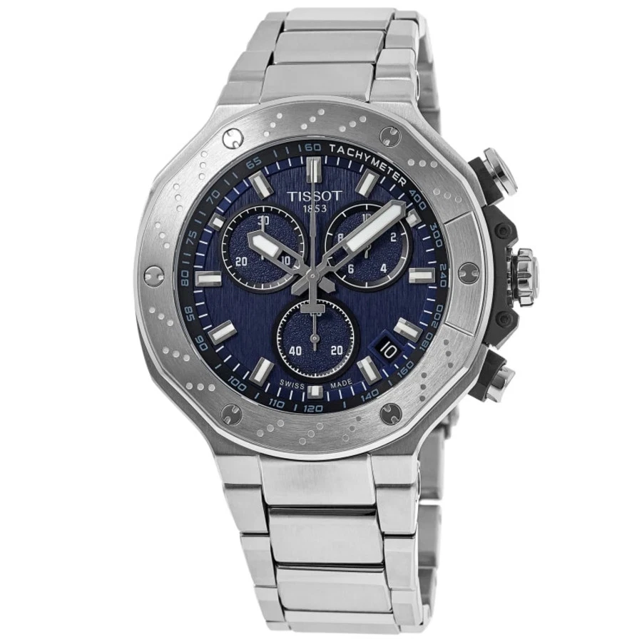 New Tissot T-Race Chronograph Blue Dial Men's Watch T141.417.11.041.00