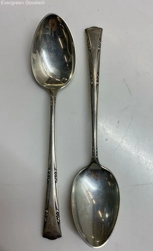 (A) Two Gorham Greenbrier Sterling Silver Spoons
