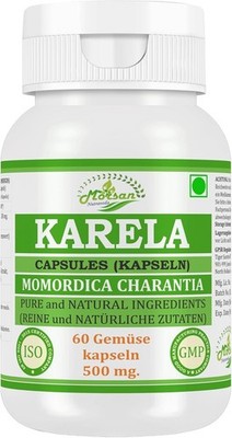 Bitter Melon-Kapsel 500 mg. 60 Veganer. Einheiten | Karela (Mom NEU OVP NP 49.- 