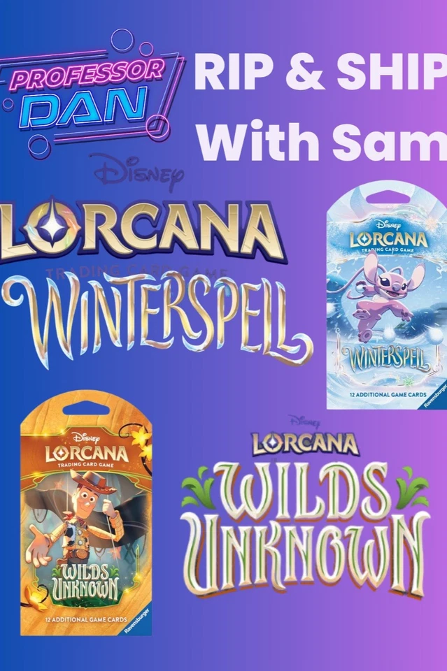 ICONIC HUNTING!! Lorcana Rip&Ship With Sam!