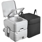 Uimoso Portable Outdoor Toilet with 5.3 Gallon Flush for Camping and Hiking