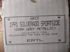 AMT ERTL - 1991 CHEVROLET C-1500 SILVERADO SPORTSIDE PICKUP TRUCK - DEALER PROMO