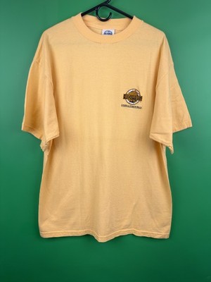 Vintage Global Select American Fight Back T-Shirt Men's XL Yellow Logo Crewneck