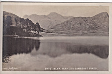 Blea Tarn Langdale Pikes, Lake District, Real Photo Postcard Unposted