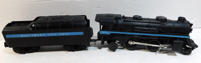 Lionel O27 O Scale 2-4-2 Steam Engine #247 Baltimore & Ohio w/ Tender (NB)