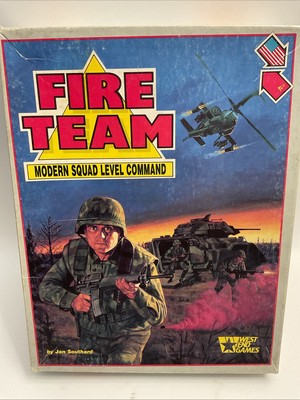 West End Games 1987 Fire Team - Modern Squad Level Command (UNPUNCHED)