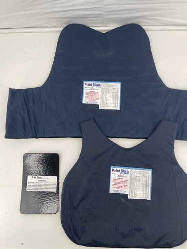 Point Blank Body Armor IIIA Ballistic Panel Set w/ Trauma Plate Model 280HP Q