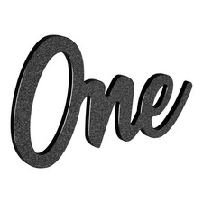 Cursive House Numbers for Outside 6 Inch Floating Modern Script Address