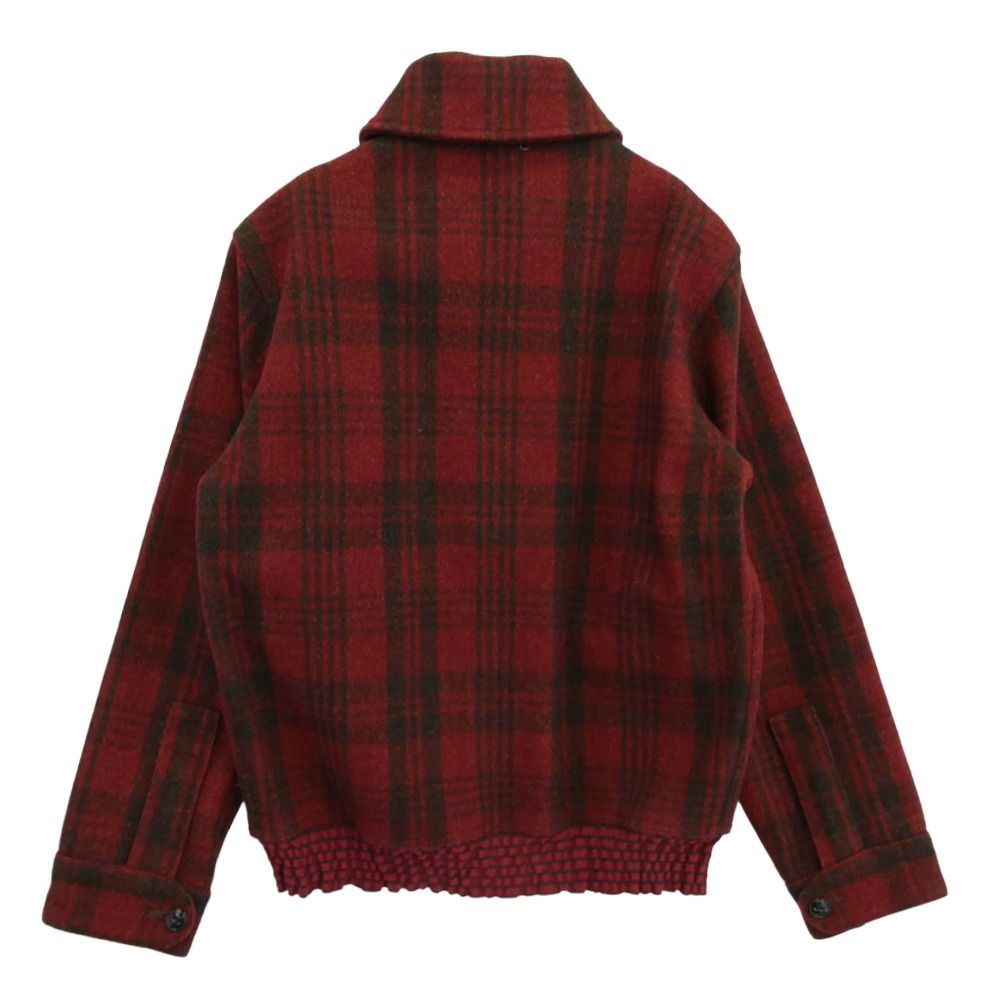 Buzz Ricksons BR1579 Wool Check Jacket Black Size… - image 2