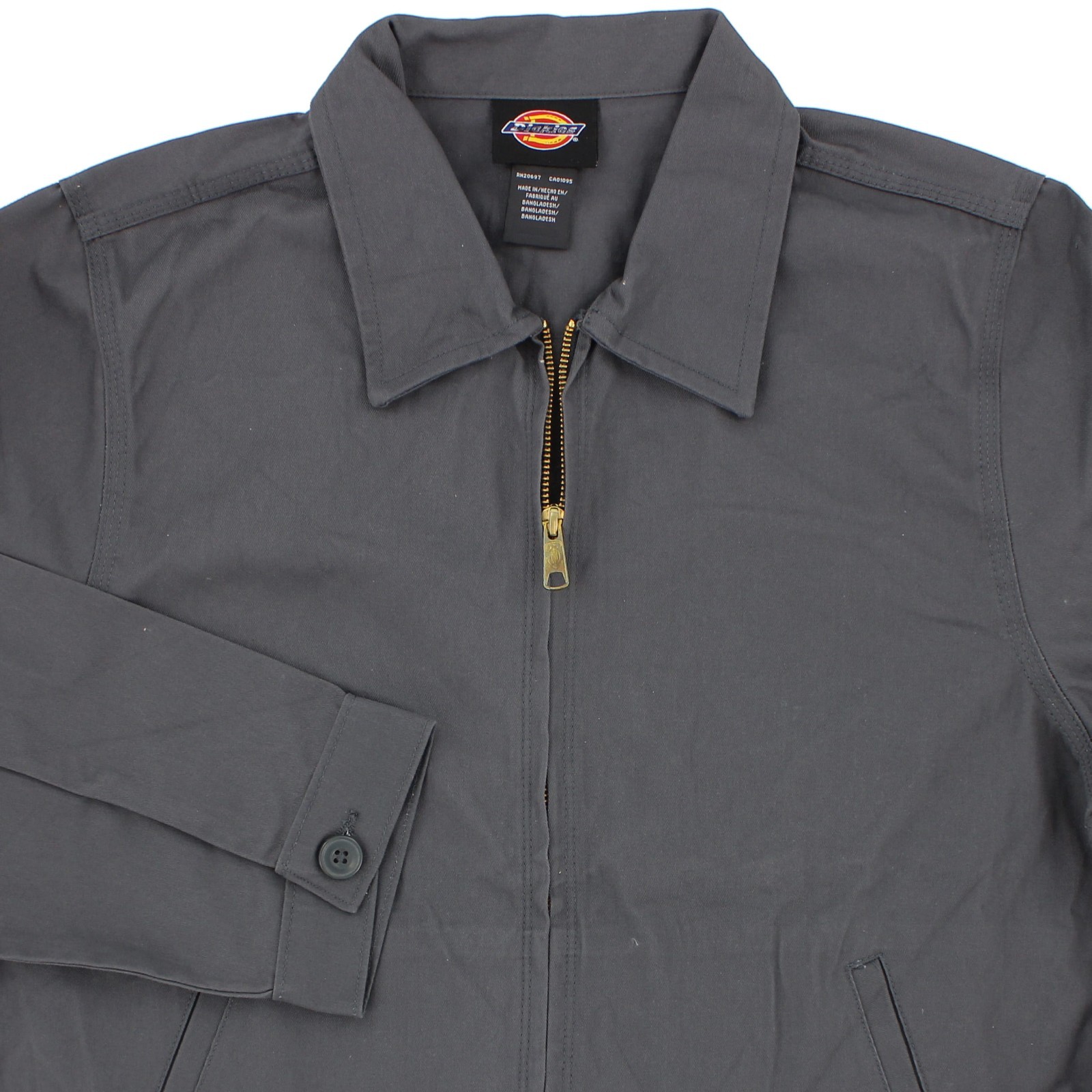 Dickies Eisenhower Twill Jacket, Full Zip Collared Big and T