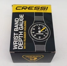 Cressi Wrist Depth Gauge Watch for Scuba Diving, Freediving (brand new, Italian)