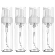 MIUXIA 4PCS 2OZ Foam Pump Bottle Soap Dispenser 60ml Foaming Spray 2OZ, Clear