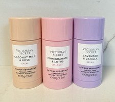 Victoria's Secret deodorant w/o aluminum 2.5 oz, Coco, Lavender, Pomegranate Set