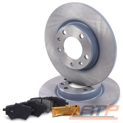 BREMSSCHEIBEN Ø268 + BREMSBELÄGE HINTEN FÜR PEUGEOT 308 3008 508 PARTNER RIFTER