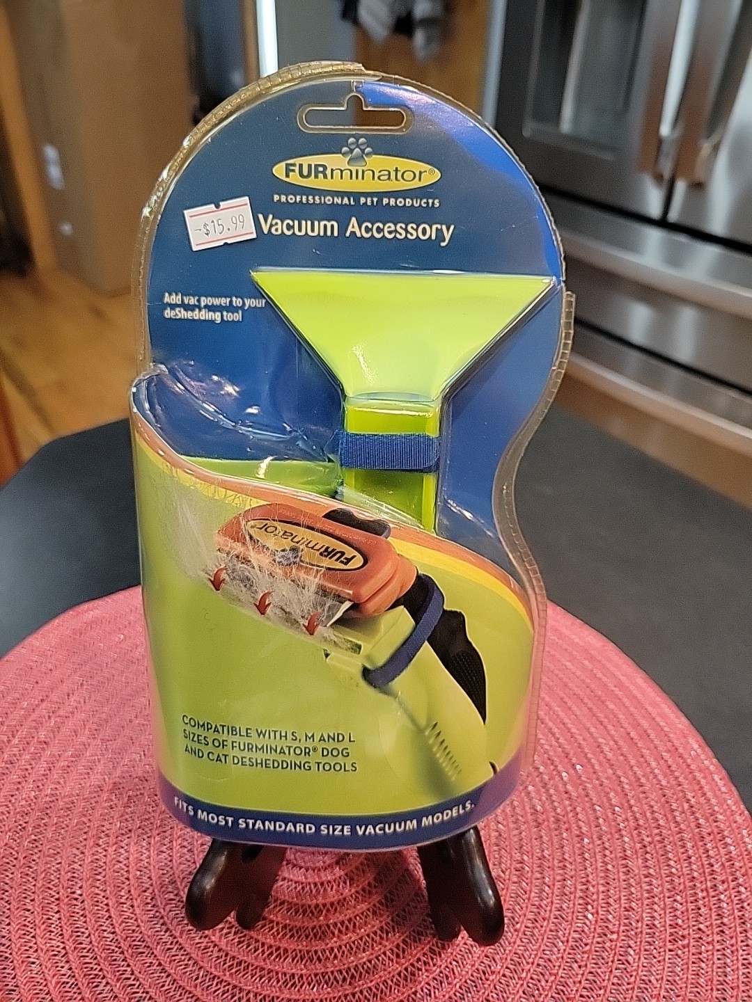 FURminator Vacuum Accessory for Deshedding Tool Pets Dog Gro