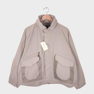 NORBIT BY HIROSHI NOZAWA Men's Grey Field Track Parka Jacket - M - Brand New