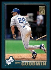 Tom Goodwin 2001 Topps #555 Dodgers MLB READ FREE SHIPPING AutographDen