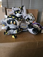 Kirby Meta Knight Plush Stuffed Toys Lot Medium Gray Black Yellow Washable