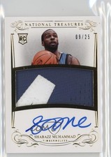 2013 Panini National Treasures Rookie Gold /25 Shabazz Muhammad Patch Auto 3s8