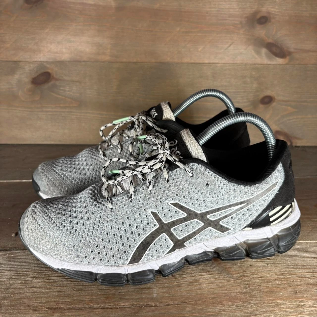 ASICS Gel Quantum 360 5 donna misura 8 5 scarpe nero grigio sneakers running