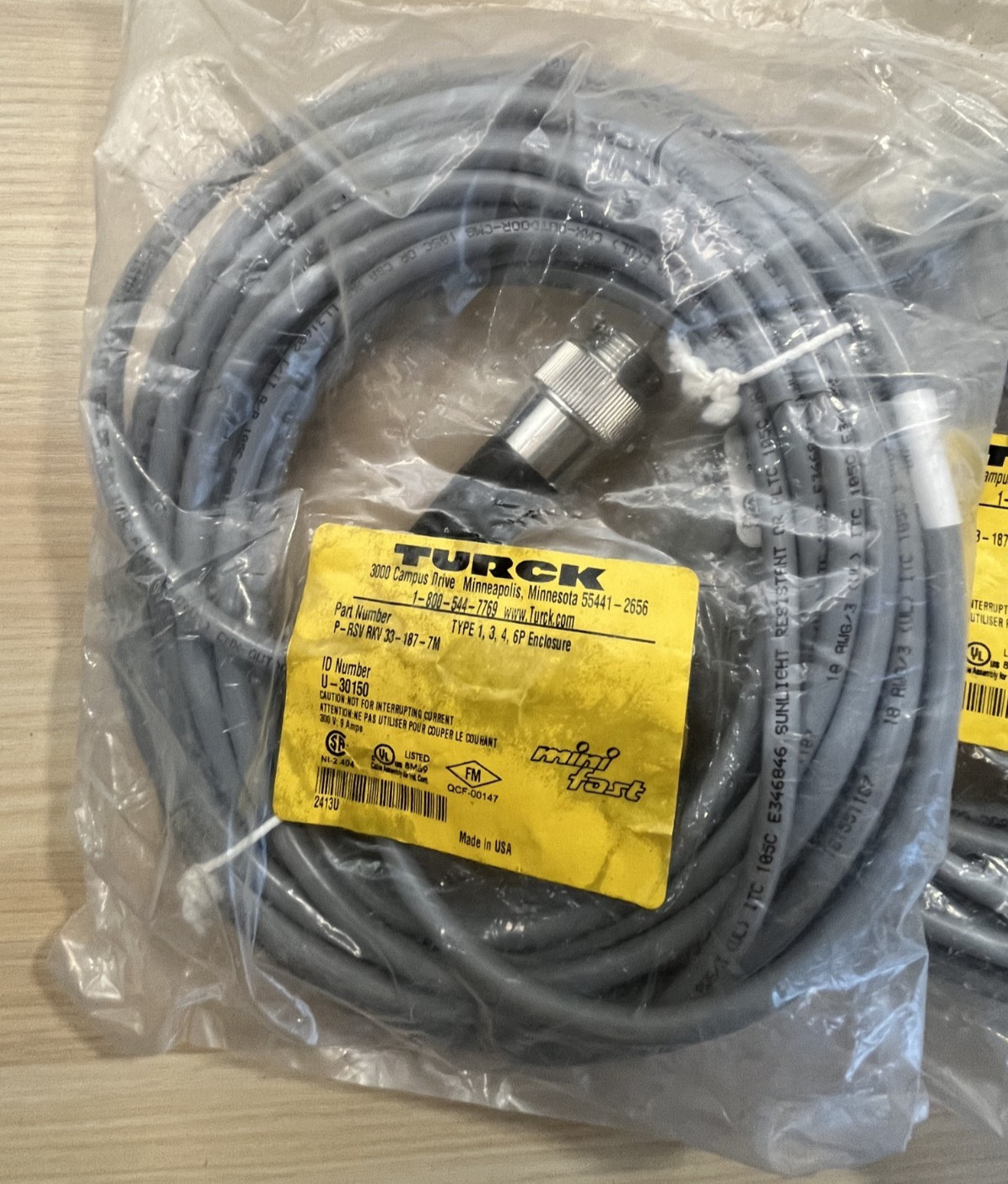 Turck P-RSV-RKV 33-187-7M Cable/Cord Set (Box Turck 08)