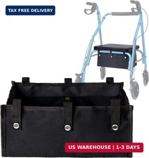 Large Rollator Walker Basket, Under Seat Rollator Bag, Walker Basket for Four Wh