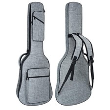 Muscab 39 Inch Electric Guitar Bag 11mm Padding Grey Electric Bag 