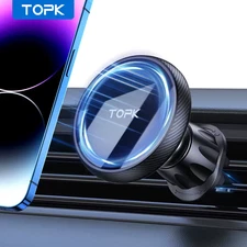 TOPK Mag-Safe Magnetic Air Vent Car Phone Holder with Strongest Magnet