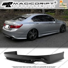 For 13-15 Honda Accord Sedan MD Style Rear Bumper Lip Spoiler Unpainted PP