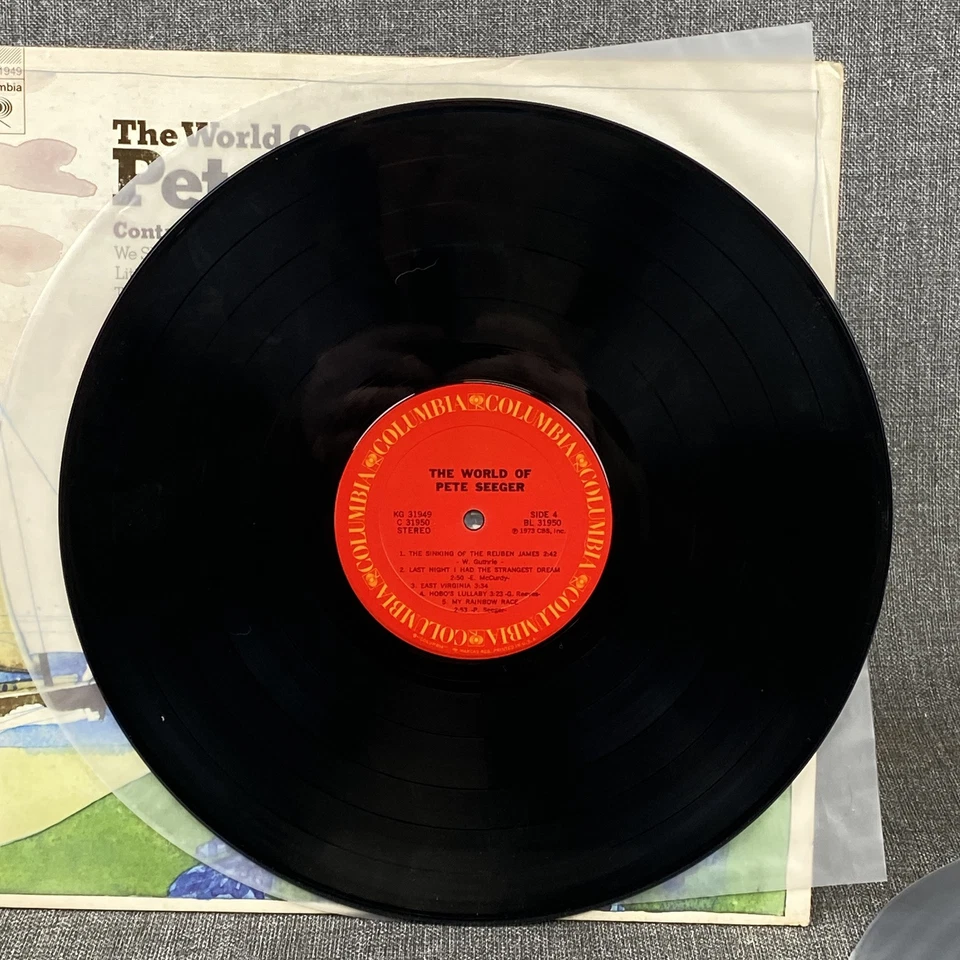 Lot of 2 Pete Seger Vinyl Records Folk music - Image 4 of 4