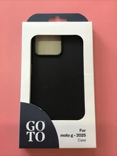 moto g 2025 Black Case GoTo New - fast ship!