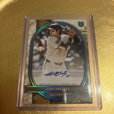 2025 Topps Museum Collection Jung Hoo Lee Archival Auto Blue 12/15 #AA-JH Giants