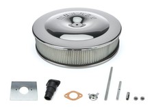 Moroso For Racestreet Air Cleaner - 11-12in X 2-38in Filter - Steel - Chrome