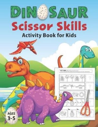 Учебное пособие Scribe and Dood Dinosaur Scissor Skills (в мягкой обложке) (ИМПОРТ из Великобритании)